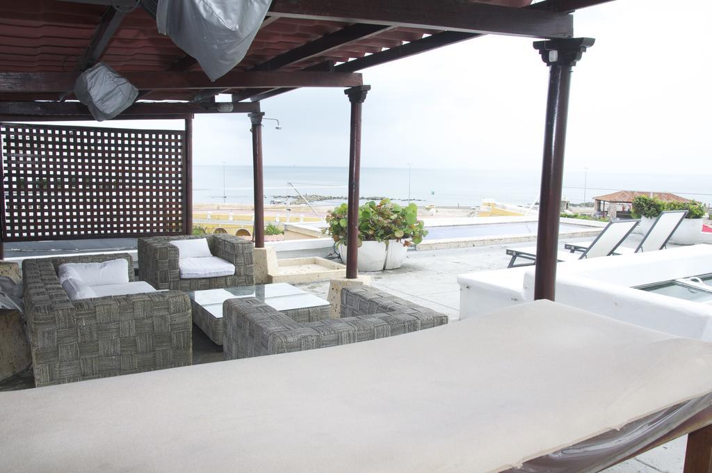 Penthouse Caribbean View And Private Pool, Cartagena Apartment Bagian luar foto