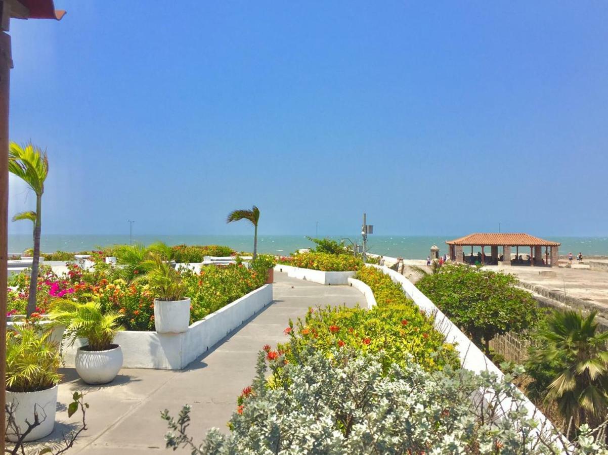 Penthouse Caribbean View And Private Pool, Cartagena Apartment Bagian luar foto